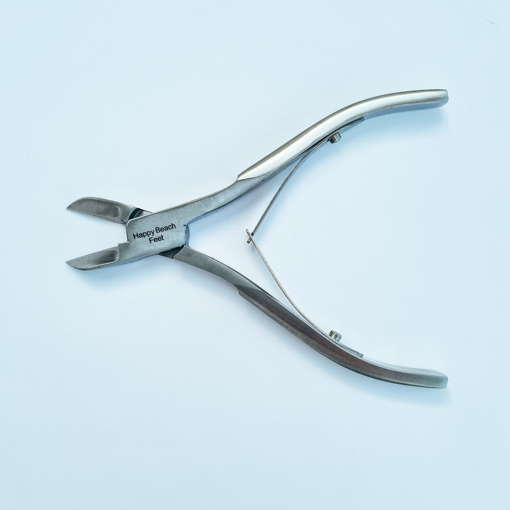 Nail Clippers / Nippers / Cutters - Curved Blade - Square Handle - 14cm