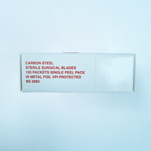 Genuine Swann Morton Sterile Scalpel BLADES Carbon Steel Surgical - No. 10A