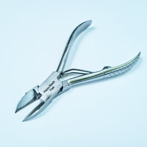 Nail Clippers / Nippers / Cutters - Curved Blade - Peanut Handle - 12cm